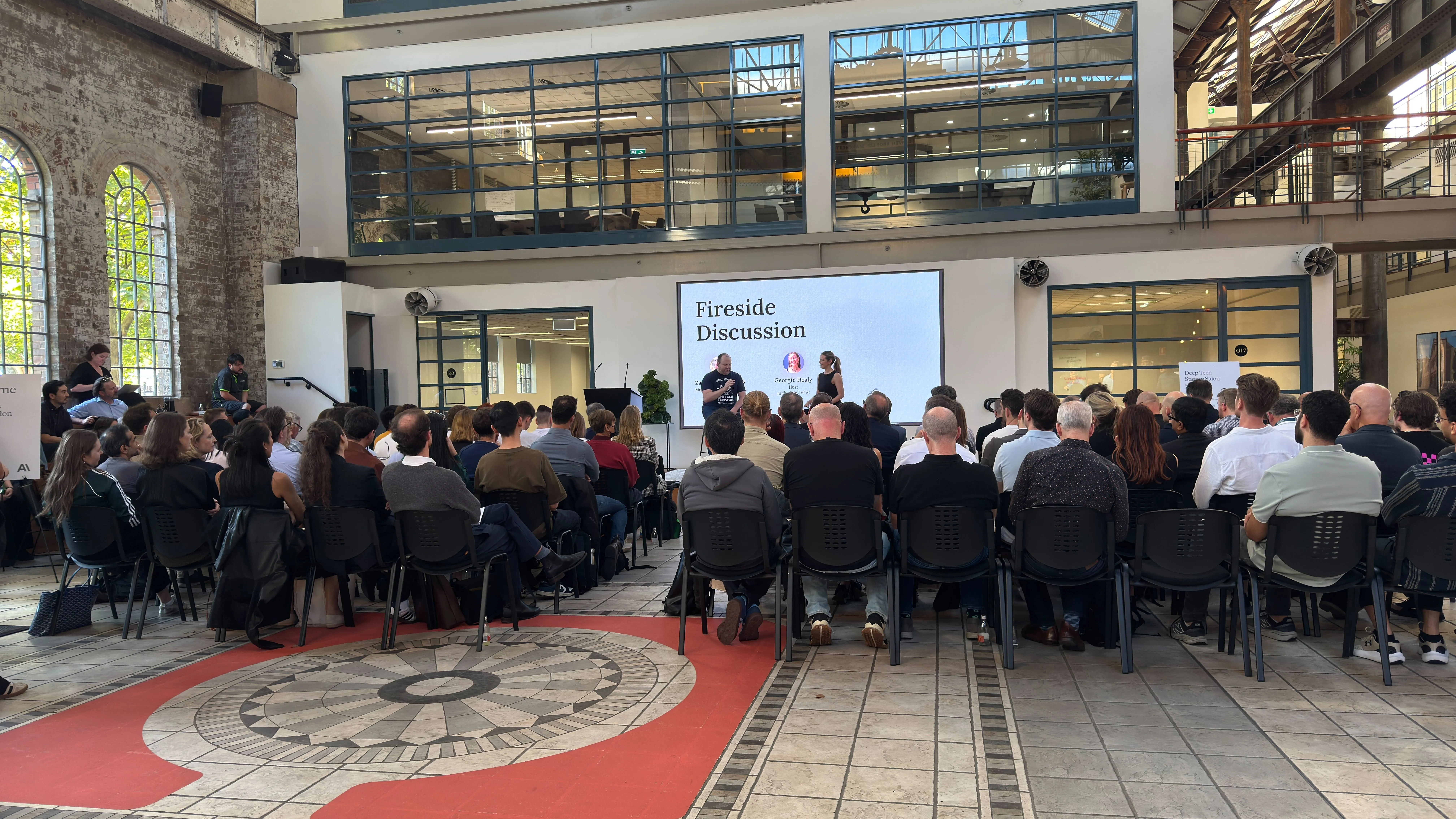 Fireside discussion between Zac Hatfield-Dodds and Georgia Healy at the Anthropic Deep Tech Founder Salon