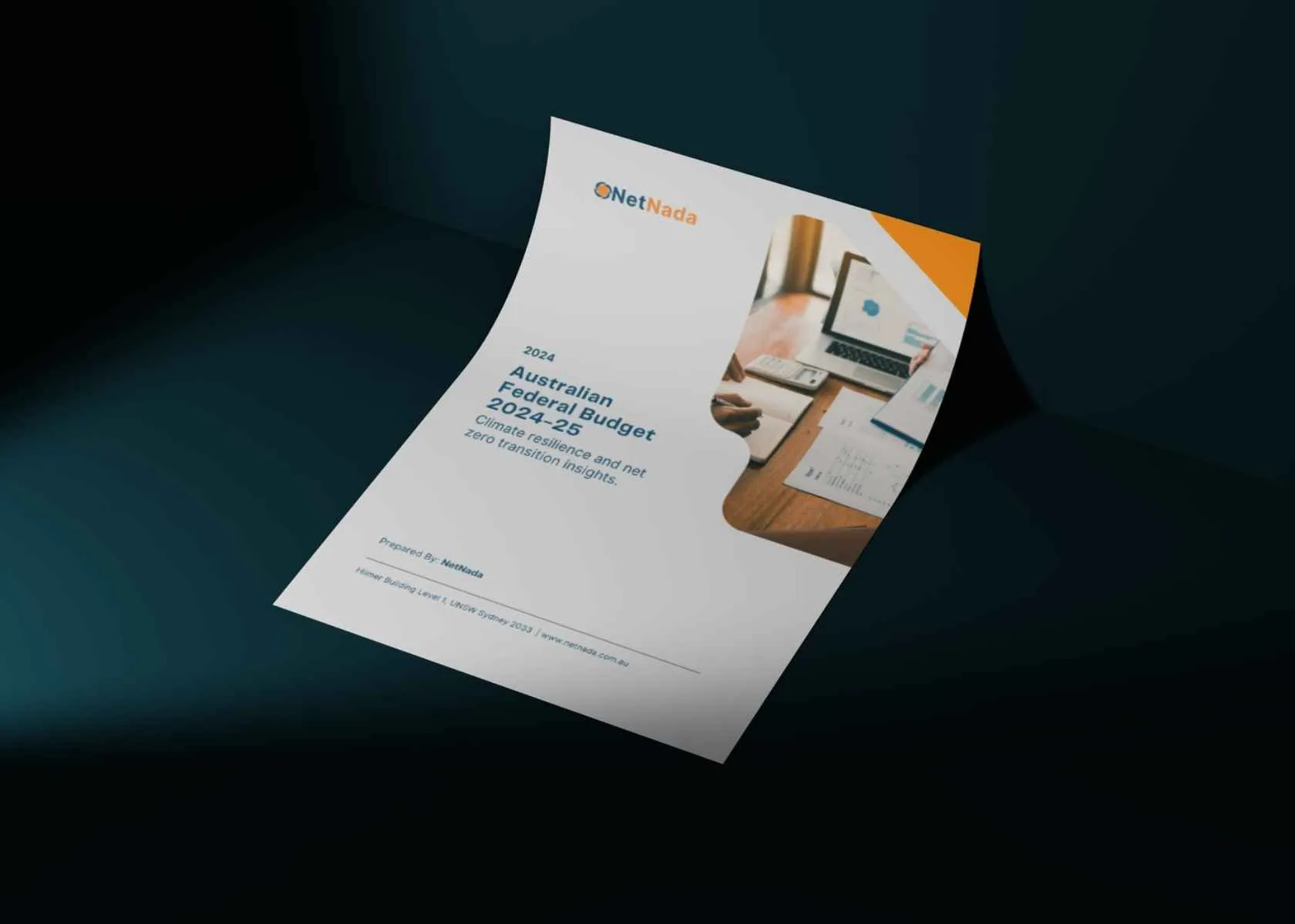 Photo of article in a glossy paper magazine about Australian Federal budget 2024-25