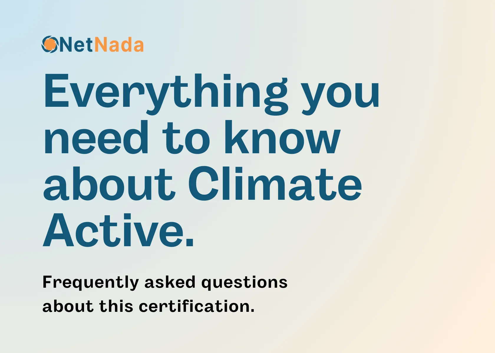 Climate Active: Everything You Need to Know