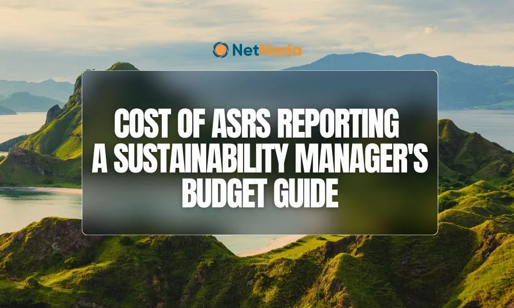 The cost of ASRS reporting for a sustainability team of one — about $1.3M to set up and ~$700K/year ongoing per Group 1 entity, with Group 3 modelled near $45,000 in year one. Source: Australian Treasury Policy Impact Analysis, Sept 2023.