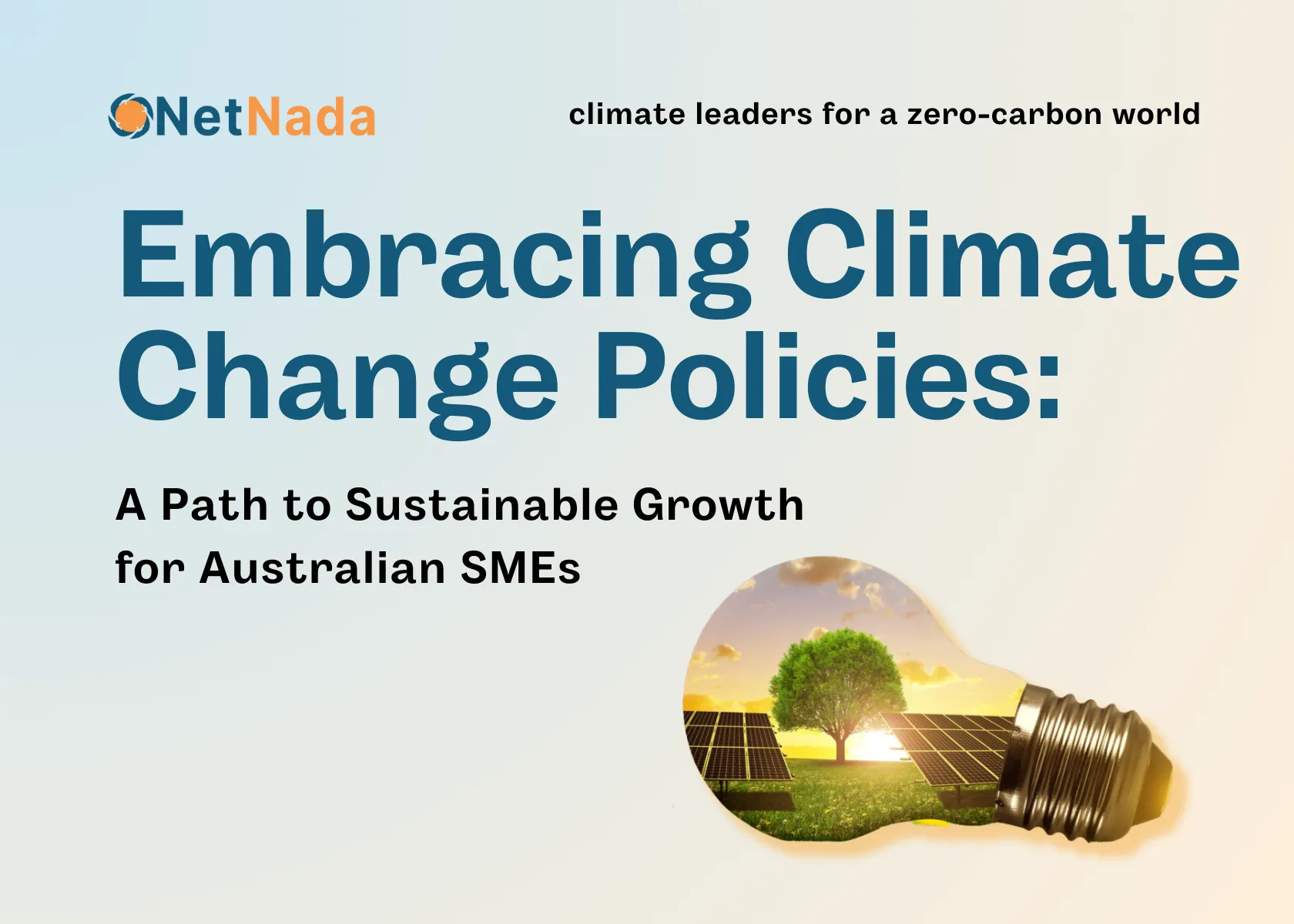 Embracing Climate Change Policies: A Path to Sustainable Growth for Australian SMEs