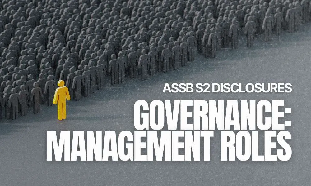 aasb s2 disclosures management role in governance