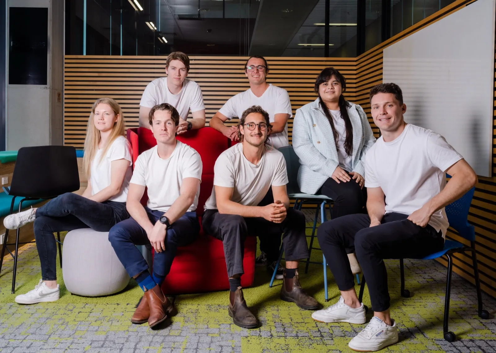The NetNada team photographed together at the Sydney office