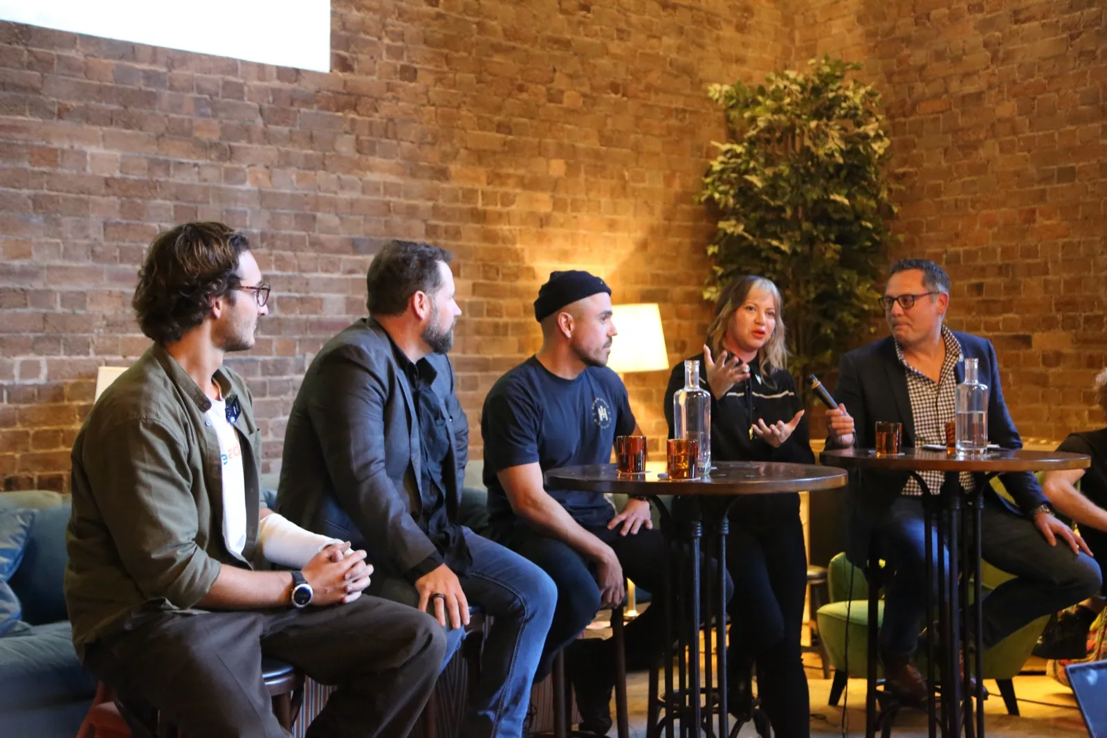 Speaking on a sustainability panel event