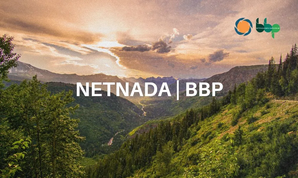 image of nature mountain background with words NetNada BBP