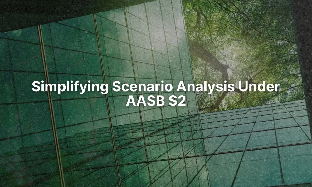 simplifying scenario analysis