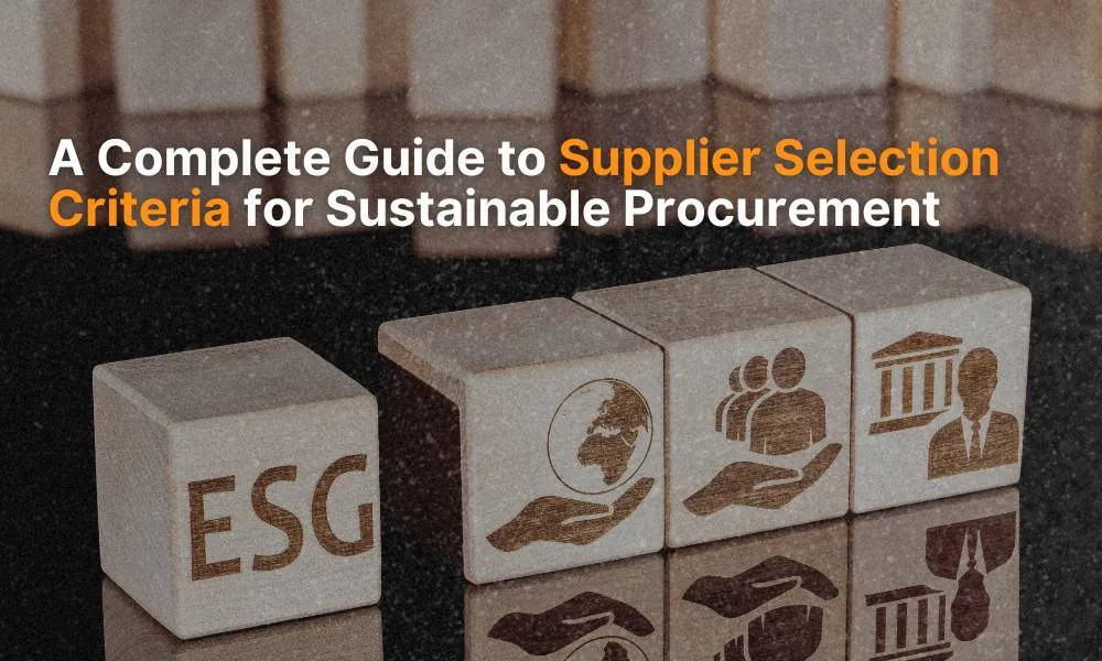 image of sustainable earth and companies for supplier selection