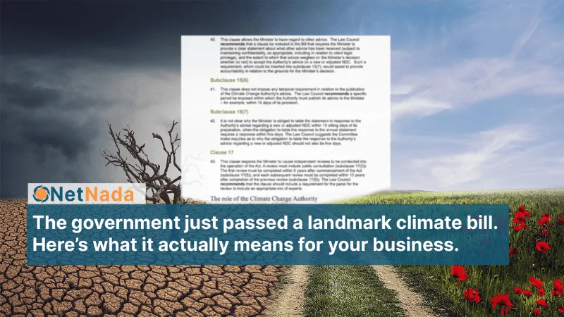 Here's what the 2022 Climate Bill means for your business. 