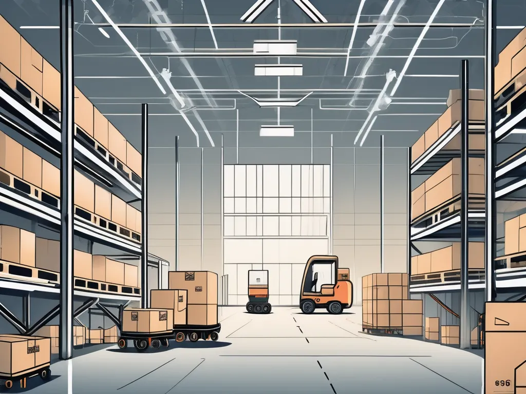 Image of inside a supply warehouse with boxes