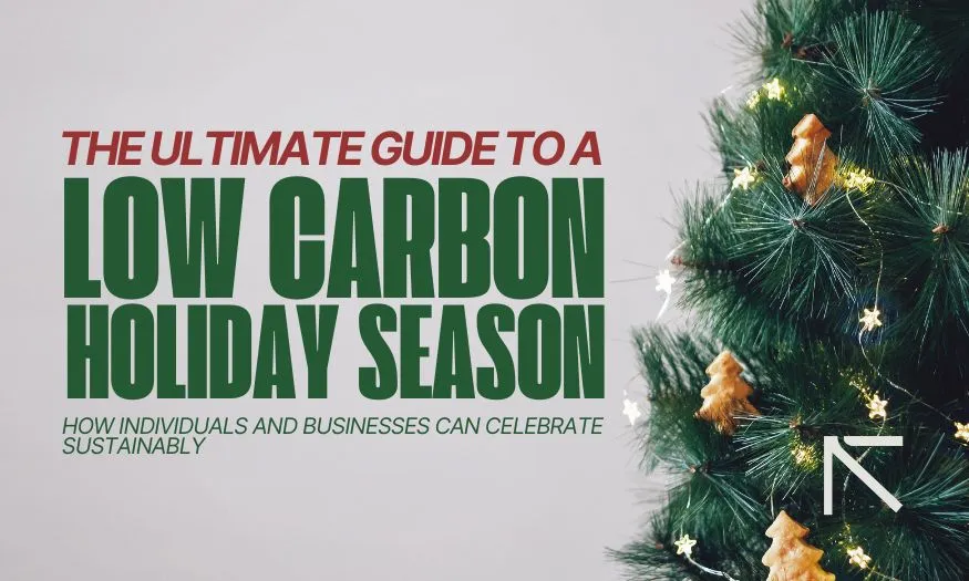 how to have a low carbon holiday